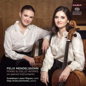 Felix Mendelssohn - Works For Piano And Cello On Period i gruppen Externt_Lager / Naxoslager hos Bengans Skivbutik AB (4068636)