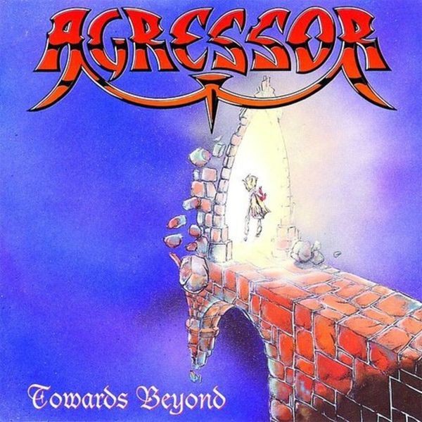Agressor - Towards Beyond (Red/Black Marbled V i gruppen VINYL / Hårdrock hos Bengans Skivbutik AB (4069336)