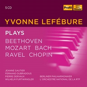 Johann Sebastian Bach Ludwig Van B - Yvonne Lefébure Edition (5Cd) i gruppen Externt_Lager / Naxoslager hos Bengans Skivbutik AB (4069629)