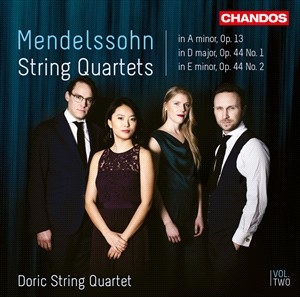 Mendelssohn Felix - String Quartets, Vol. 2 i gruppen Externt_Lager / Naxoslager hos Bengans Skivbutik AB (4071361)