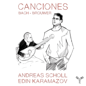 Scholl Andreas / Edin Karamazov - Bach - Brouwer Canciones i gruppen CD / Klassiskt,Övrigt hos Bengans Skivbutik AB (4073059)