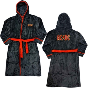Ac/Dc - Logo Uni Bl Bath Robe: S i gruppen MERCHANDISE / Merch / Hårdrock hos Bengans Skivbutik AB (4073833r)