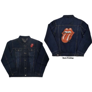Rolling Stones - Classic Tongue Uni Denim Jacket:  i gruppen MERCHANDISE / Merch / Pop-Rock hos Bengans Skivbutik AB (4073855r)