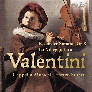 Valentini Roberto - Recorder Sonatas, Op. 5 And La Vill i gruppen Externt_Lager / Naxoslager hos Bengans Skivbutik AB (4073965)