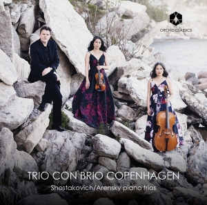 Trio Con Brio Copenhagen - Shostakovich/Arensky: Piano Trios i gruppen CD / Klassiskt hos Bengans Skivbutik AB (4073976)