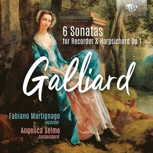 Galliard Johann Ernst - 6 Sonatas For Recorder & Harpsichor i gruppen Externt_Lager / Naxoslager hos Bengans Skivbutik AB (4073998)