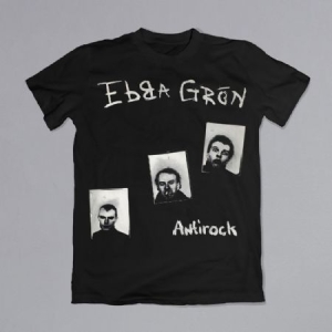 Ebba Grön -  T-shirt Antirock (L) i gruppen ÖVRIGT / BW-T-shirts hos Bengans Skivbutik AB (4078832)