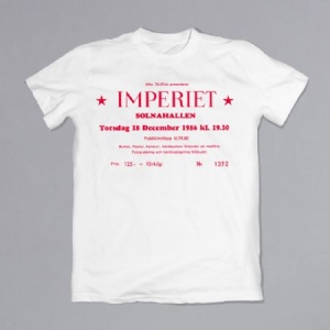Imperiet - T-shirt Solnahallen Konsertbiljett i gruppen ÖVRIGT / BW-T-shirts hos Bengans Skivbutik AB (4079031r)