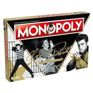 Elvis Presley - Elvis Monopoly i gruppen MERCHANDISE / Sällskapsspel / Pop-Rock hos Bengans Skivbutik AB (4080119)