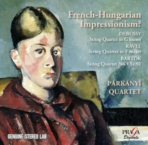 Parkanyi Quartet - French-Hungarian Impressionism? i gruppen CD / Klassiskt,Övrigt hos Bengans Skivbutik AB (4080402)