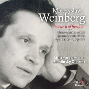 Nikita Mndoyants & Zemlinsky Quartet - Weinberg: In Search Of Freedom i gruppen CD / Klassiskt,Övrigt hos Bengans Skivbutik AB (4080431)