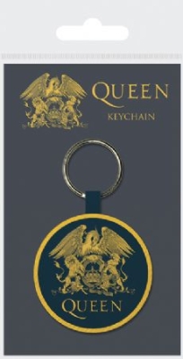 Queen - Queen (Crest) Woven Keychain i gruppen MERCHANDISE / Nyckelring / Pop-Rock hos Bengans Skivbutik AB (4082054)