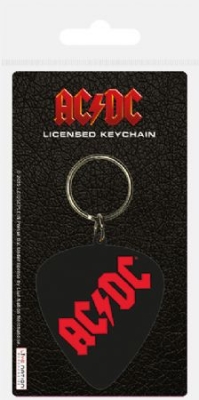 Ac/Dc - AC/DC (Plectrum) Rubber Keychain i gruppen VI TIPSAR / Tips Merch hos Bengans Skivbutik AB (4082056)