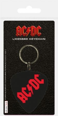 Ac/Dc - AC/DC (Plectrum) Rubber Keychain i gruppen MERCHANDISE / Nyckelring / Hårdrock hos Bengans Skivbutik AB (4082056)