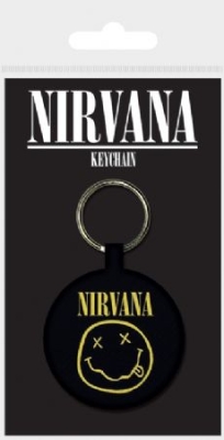 Nirvana - Nirvana (Smiley) Woven Keychain i gruppen VI TIPSAR / Tips Merch hos Bengans Skivbutik AB (4082057)