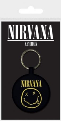 Nirvana - Nirvana (Smiley) Woven Keychain i gruppen MERCHANDISE / Nyckelring / Pop-Rock hos Bengans Skivbutik AB (4082057)