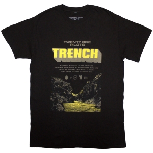 Twenty One Pilots - Trench Cliff Uni Bl T-Shirt i gruppen MERCHANDISE / T-shirt / Pop-Rock hos Bengans Skivbutik AB (4085517r)