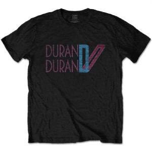 Duran Duran - Unisex Tee: Double D Logo i gruppen ÖVRIGT / Merchandise hos Bengans Skivbutik AB (4085523)
