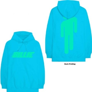 Billie Eilish - Unisex Pullover Hoodie: Logo & Blohsh (B i gruppen Minishops / Billie Eilish hos Bengans Skivbutik AB (4085598r)