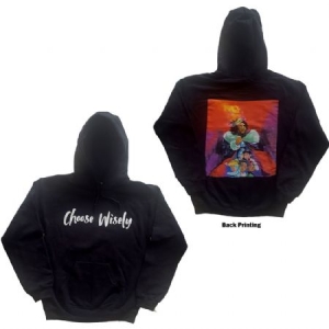 J Cole - Unisex Pullover Hoodie: Choose Wisely (Back Print) i gruppen ÖVRIGT / Merchandise hos Bengans Skivbutik AB (4085627r)