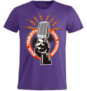 Paul Stanley's Soul Station - Paul Stanley's Soul Station T-Shirt Purple i gruppen ÖVRIGT / Merchandise hos Bengans Skivbutik AB (4086253)