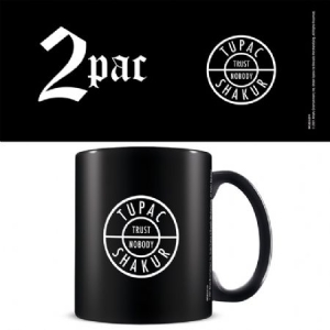 2pac - Tupac Shakur (Trust Nobody) Black Coffee i gruppen MERCHANDISE / Mugg / Hip Hop-Rap hos Bengans Skivbutik AB (4086506)