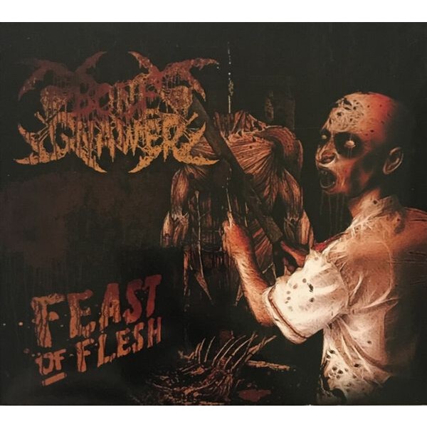 Bone Gnawer - Feast Of Flesh i gruppen CD / Hårdrock/ Heavy metal hos Bengans Skivbutik AB (4095165)