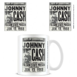 Johnny Cash - Johnny Cash (Folsom State Prison) Coffee i gruppen MERCHANDISE / Mugg / Country hos Bengans Skivbutik AB (4099400)