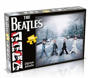 Beatles The - Christmas Abbey Road Puzzle (1000) i gruppen MERCHANDISE / Pussel / Pop-Rock hos Bengans Skivbutik AB (4099764)