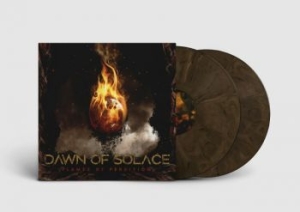 Dawn Of Solace - Flames Of Perdition (Black Marbled i gruppen VINYL / Hårdrock/ Heavy metal hos Bengans Skivbutik AB (4105926)