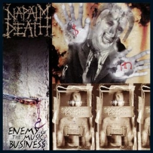 Napalm Death - Enemy Of The Music Business (Red Vi i gruppen VINYL / Hårdrock hos Bengans Skivbutik AB (4111918)