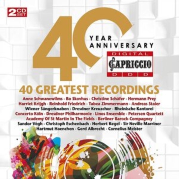 Johann Sebastian Bach Felix Mendel - Capriccio 40Th Anniversary (2Cd) i gruppen Externt_Lager / Naxoslager hos Bengans Skivbutik AB (4112896)