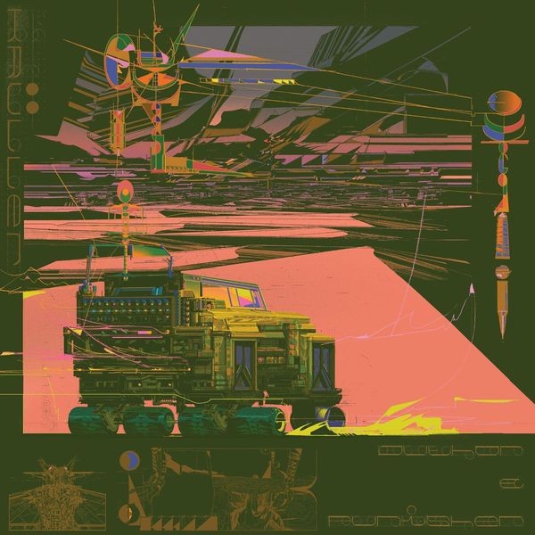 Author & Punisher - Krüller (Pink & Orange) i gruppen VINYL / Hårdrock hos Bengans Skivbutik AB (4114825)