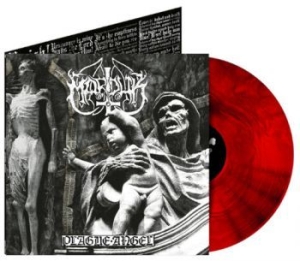 Marduk - Plague Angel (Red Marbled Vinyl Lp) i gruppen VINYL / Hårdrock,Svensk Folkmusik hos Bengans Skivbutik AB (4115237)