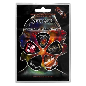 Metallica - Hardwired To Self Destruct Plectrum Pack i gruppen MERCHANDISE / Merch / Hårdrock hos Bengans Skivbutik AB (4116563)