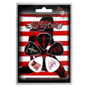 Motley Crue - Red, White & Crue Plectrum Pack i gruppen MERCHANDISE / Merch / Hårdrock hos Bengans Skivbutik AB (4116566)