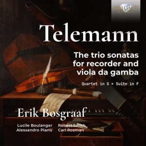 Telemann Georg Philipp - Trio Sonatas For Recorder & Viola D i gruppen Externt_Lager / Naxoslager hos Bengans Skivbutik AB (4117038)