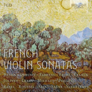 Rhene Emmanuel Baton Claude Debuss - French Violin Sonatas (7Cd) i gruppen Externt_Lager / Naxoslager hos Bengans Skivbutik AB (4117049)