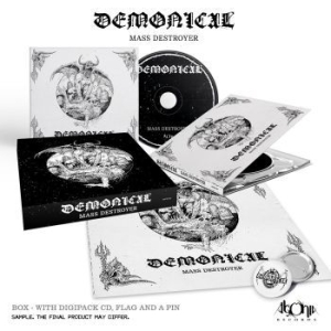 Demonical - Mass Destroyer (Ltd Cd Box) i gruppen CD / Hårdrock/ Heavy metal hos Bengans Skivbutik AB (4118439)