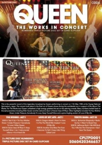 Queen - Works In Concert (3 Lp Picture Disc i gruppen VINYL / Hårdrock/ Heavy metal hos Bengans Skivbutik AB (4119743)