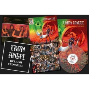 Iron Angel - Hellish Crossfire (Fire Splatter Vi i gruppen VINYL hos Bengans Skivbutik AB (4120109)