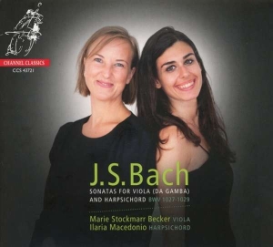 Bach J S - Sonatas For Viola (Da Gamba) And Ha i gruppen Externt_Lager / Naxoslager hos Bengans Skivbutik AB (4120147)