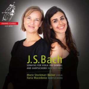 Bach J S - Sonatas For Viola (Da Gamba) And Ha i gruppen Externt_Lager / Naxoslager hos Bengans Skivbutik AB (4120147)