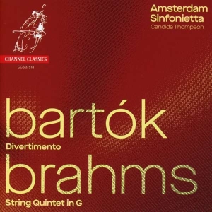 Béla Bartók Johannes Brahms - Divertimento & String Quintet In G i gruppen Externt_Lager / Naxoslager hos Bengans Skivbutik AB (4120171)