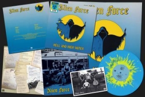 Alien Force - Hell And High Water (Yellow/Blue Sp i gruppen VINYL / Hårdrock/ Heavy metal hos Bengans Skivbutik AB (4120267)