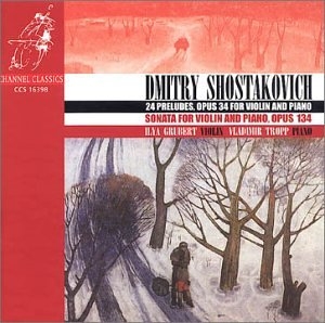 Shostakovich Dmitry - 24 Preludes For Violin And Piano i gruppen Externt_Lager / Naxoslager hos Bengans Skivbutik AB (4121180)