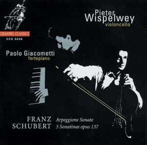 Schubert Franz - Arpeggione Sonata And Three Sonatin i gruppen Externt_Lager / Naxoslager hos Bengans Skivbutik AB (4121200)