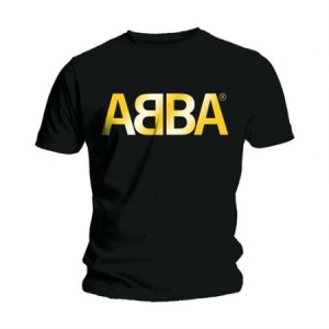 Abba - Abba Unisex Tee : Gold Logo i gruppen ÖVRIGT / Merchandise hos Bengans Skivbutik AB (4124333r)