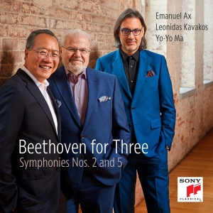 Yo-Yo Ma Leonidas Kavakos & Emanuel Ax - Beethoven For Three: Symphonies Nos. 2 And 5 i gruppen ÖVRIGT / Övrigt / aub hos Bengans Skivbutik AB (4129429)