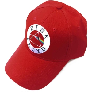 Pink Floyd - Circle Logo Red Baseball C i gruppen MERCHANDISE / Merch / Pop-Rock hos Bengans Skivbutik AB (4130237)